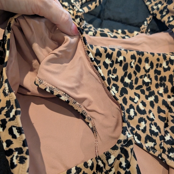 Aerie Leopard Print One-Piece - Picture 5 of 7